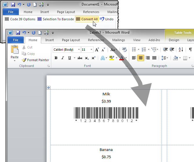 excel barcode font code 39